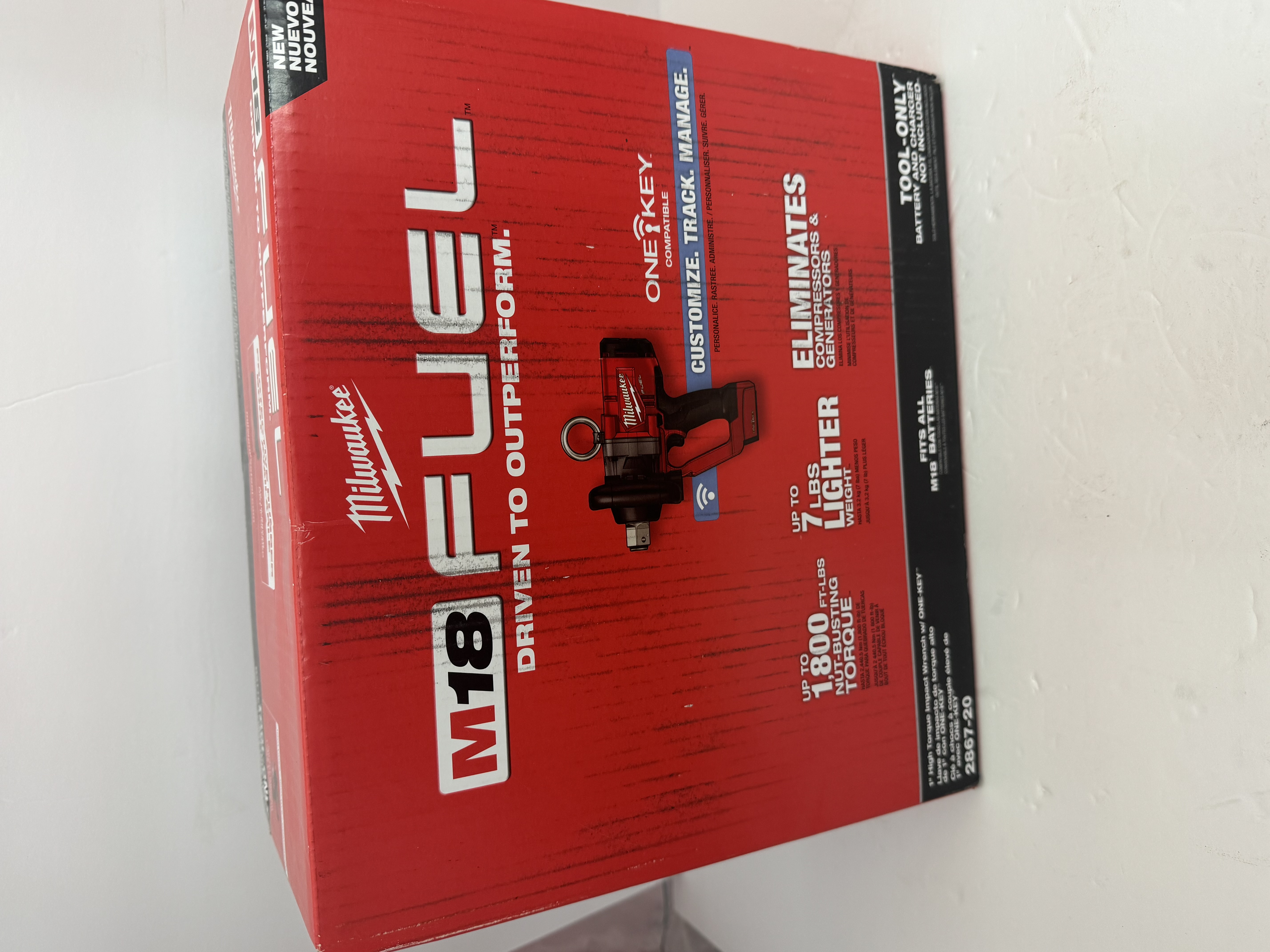 1” High Torque Impact wrench w one key